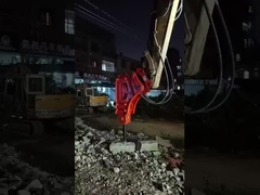 YTB100 শীর্ষ প্রকার / ত্রিভুজ হাইড্রোলিক ব্রেকার 100 Chisel, স্যুট 10-16 টন