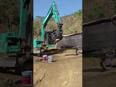 WuYing Excavator Grabber, স্যুট 5-10/11-16 টন, চার-কোঁকড়া হোল্ডিং কাঠ Grabber