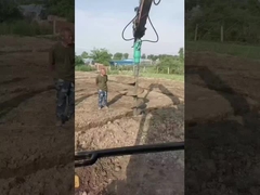 ব্র্যান্ড নতুন ড্রিলার স্পাইরাল হাইড্রোলিক Auger ড্রিলিং মেশিন চীন তৈরি