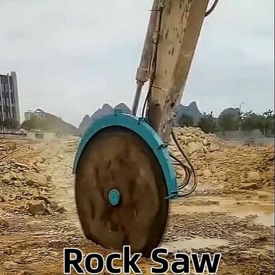 Excavator হাইড্রোলিক রক Saw পাথর কংক্রিট কাটিয়া মেশিন পাথর কাটা জন্য