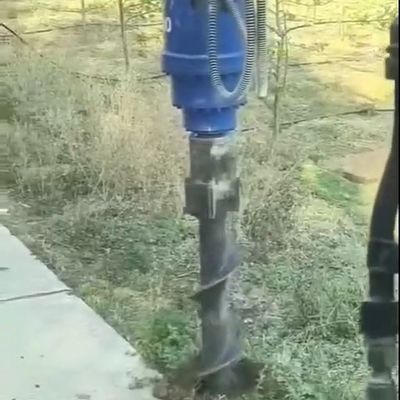 স্পাইরাল হাইড্রোলিক আউজার ড্রিলিং মেশিন ড্রিল রড ডায়া 30-80 মিমি 1.5-2 মি