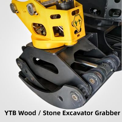 YTB কাঠ / পাথর Excavator Grabber হাইড্রোলিক এবং ইলেকট্রনিক টাইপ খনন জন্য